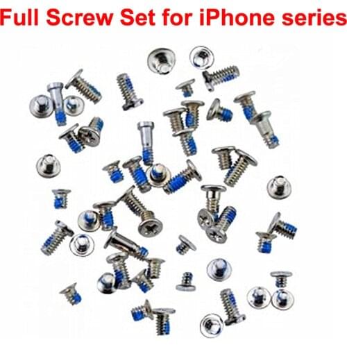 Aokin Set of Screws for iPhone 6 5 5C 5S 6S 6Plus 6s plus 7 7Plus 8 plus X XR Screw for iphone 8 Full Set Screws Replacement