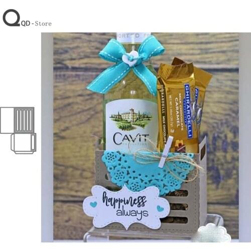 Louver Storage Box Metal Cutting Dies for Scrapbooking Mold Cut Stencil Handmade DIY Card Make Mould Model Craft Decoration New