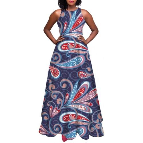 Hycool Sleeveless Maxi American Celebrity Dresses Colorful Feather Print A-Line Vintage Elegant Gowns Custom Designer Clothes