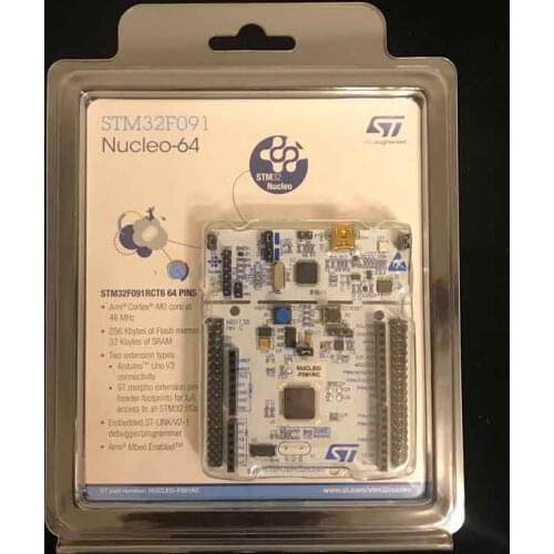 1 pcs x NUCLEO-F091RC ARM STM32 Nucleo-64 development board with STM32F091RC MCU