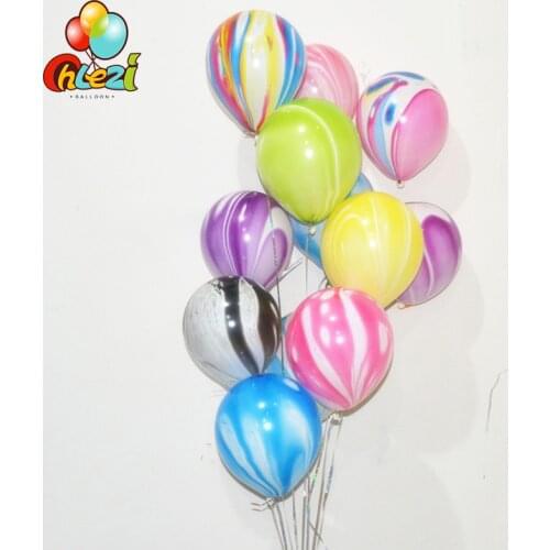 10pcs 2.8g Marbled Latex Balloons Wedding Decoration Agate Colorful Cloud Latex Ballon Baby Shower Birthday Party Decor Supplies