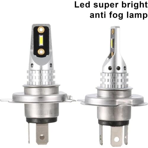 2PCS DC 12-24V 6500K 50W V8-H4/H7/1156 Super Bright CSP-1860 Chip LED Fog Light
