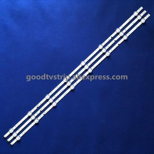 3pcs LED backlight strip for UE40J5202 UA40J5200 HG40AE460 UE40J5000 UE40J5200 UN40J5300AG UN40J5200 V5DN-395SM0 395SMO-R2 R3