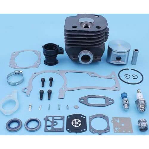 52mm Big Bore Cylinder Piston Gasket Kit For Husqvarna 372 365 371 362 372XP Chainsaw Intake Manifold Oil Seal Replacement Part