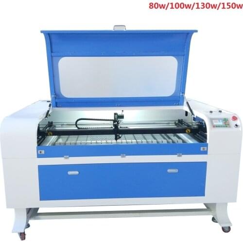 80w/100w/130w/150w co2 laser engraver cutter 1390 laser cutting machine with ruida 6442s controller electrical up and down table