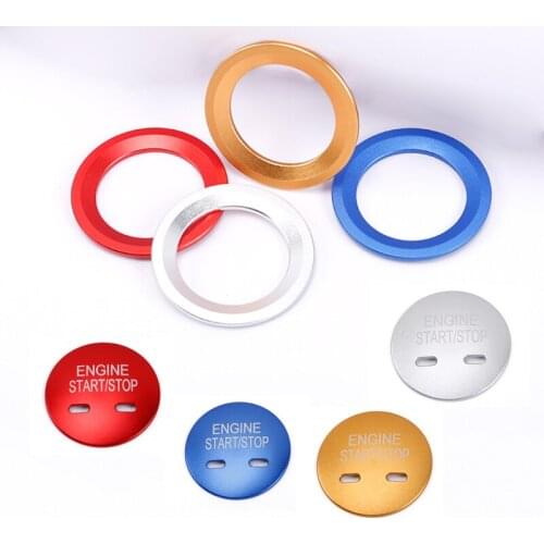 Car styling Ignition Key Ring Switch Cover For Opel Insigina Astra Buick Regal Chevrolet Cruze Trax Aveo Interior Accessories