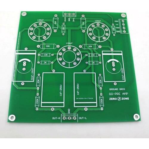 Free ship Ground, Grid, GG, empty board, electron tube preamp PCB