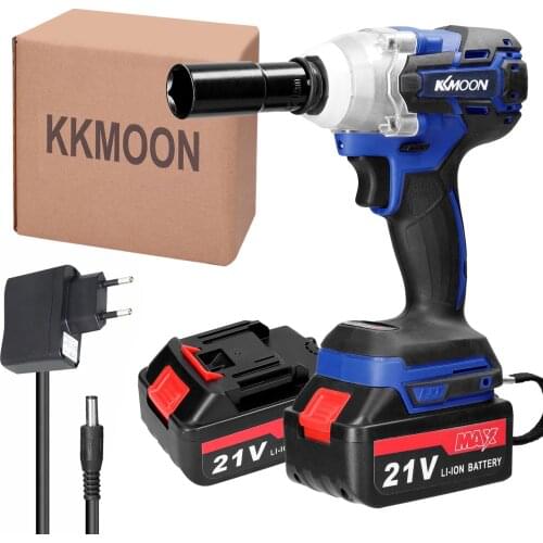 21V Cordless Electric Wrench Brushless Motor Stepless Speed Control High Torque Power Tool Practical Installation Device