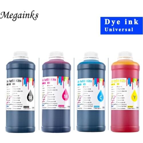 1000ML 4color set Refill Dye Ink for HP 952 953 954 955 970 971 972 973 974 975 981 990 991 992 993 Ink cartridge and ciss