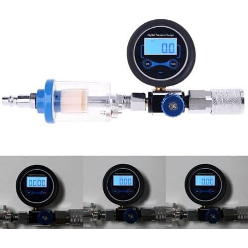 Digital Spray-Gun Oil Water Separator Spray Pneumatic-Gun Air Regulator Gauge Fitting with Pressure Regulator