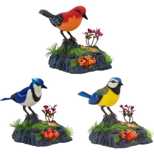 Baby Electronic Pet Toys Singing Chirping Birds Toy Voice Control Realistic Sounds Movements Kids Electronic Gadgets