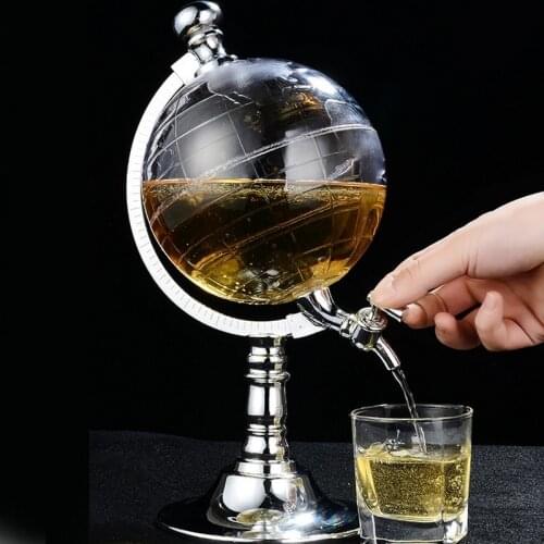 Drinking dispenser with globe wine decanters, novelty, for alcohol, I, drinking game, beer, liquor, bar accessories, new