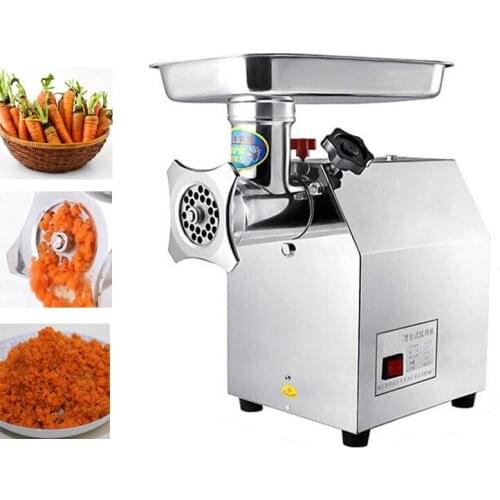 Electric Meat Grinders Commercial Home Sausage Stuffer Meat Mincer Stainless Steel