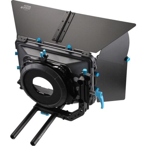 FOTGA DP3000 Pro DSLR Swing Away Matte Box Sunshade w/ Donuts for DSLR 5DIII 1DS F55 F3 A7S C300 C100 BMCC 15mm rod rig