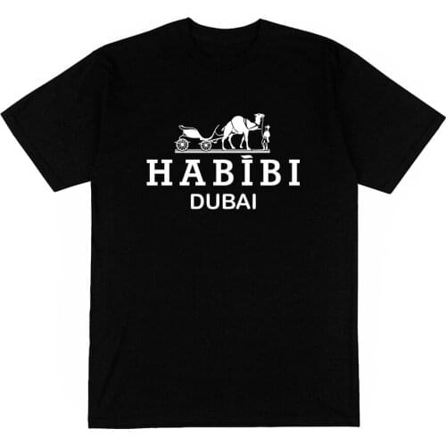 T-Shirt Homme Habibi Dubai Dtournement Herms Amusant Paris Mode Luxe France