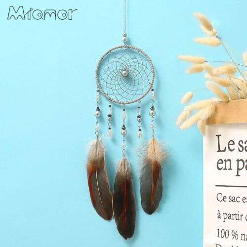 MIAMOR Dreamcatcher & Wind Chimes Car Pendant & Cafe & Home Decor & Wall Hanging Pendant Dream Catcher Ornament Regalo Amor0046