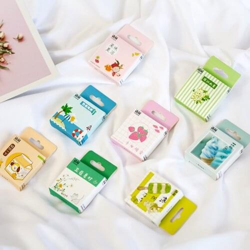 XINAHER 50 Pcs/Lot fresh Summer series seal decoration paper sticker package DIY diary decoration sticker album scrapbooking