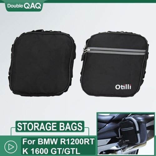 NEW Motorcycle For BMW R 1200 RT K 1600 GT/GTL R1200RT Back Crashbars Crash Bar Bags Frame Bag Storage Bags