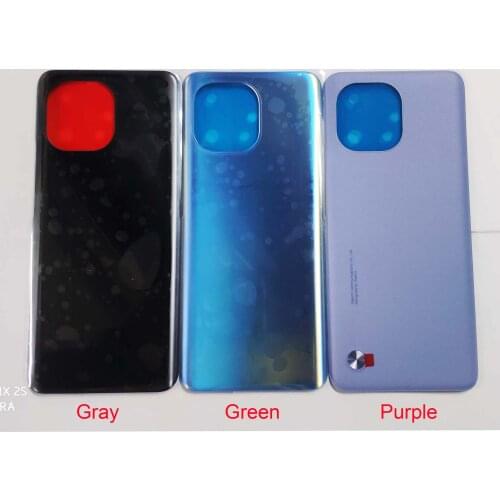 Original Battery Cover for xiaomi 11 mi 11 Back housing cover with double side Adhesive