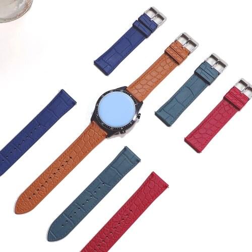 22mm watch band for Samsung Galaxy Watch 3 45mm Gear S3/S2/active 2 Silicone watchband Bracelet Huawei watch GT/GT2/2e/pro Strap