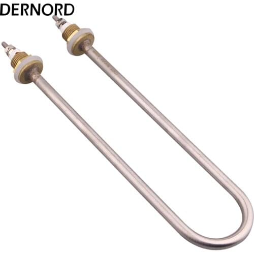 220v 1kw U Shape Tubular Water Heating Element Single U Electric Heating Tube with M16 Thread