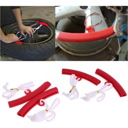 VODOOL 2Pcs Motorcycle Saver Changing Tyre Tire Wheel Rim Edge Protector Motorbike Tire Removal Tool Tire Rims Protective Cover