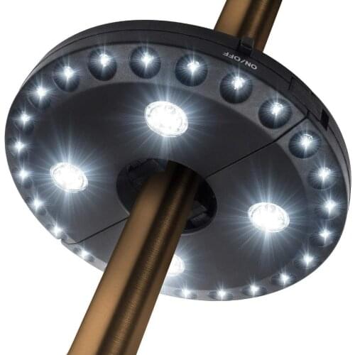 28led Patio Umbrella Light for Parasol Beach Umbrella 3 Brightness Modes for Garden Camping Tents Indoor Outdoor Lighting