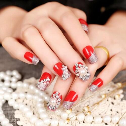 1 Wheel DIY Crystal Glitter Rhinestone Decoration 3 Colors Nail Art Tips