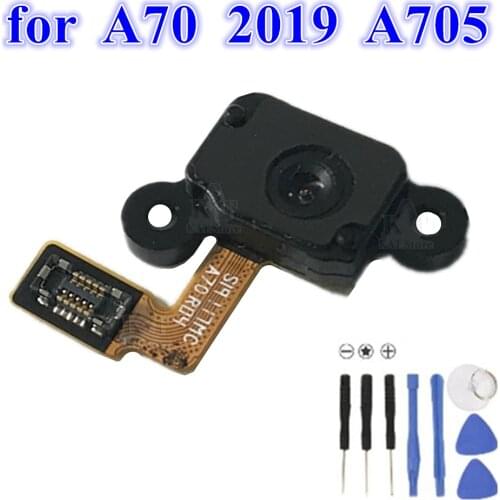 1Pcs Home Button Fingerprint Touch Sensor Flex Cable for Samsung Galaxy A70 SM-A705 A705F Fingerprint Flex Replacement Parts
