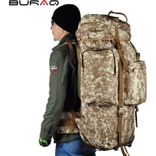 100L Large-capacity U-shaped support Rucksack Training Training Backpack Inner Bracket Mountaineering Bag a5300