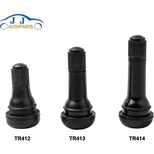 4PCS Rubber TR412 TR413 TR414 Snap-in Car Wheel Tyre Tubeless Tire Tyre Valve Stems Dust Caps Wheels Tires Parts Car Auto Access