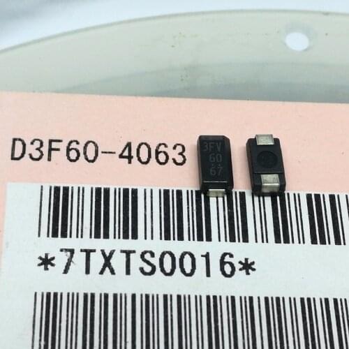 50pcs/lot D3F60-4063 D3F60 3FV60 DO-214AC 2PIN 600V 3A