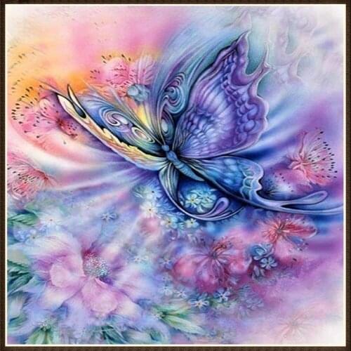 5D Diamond Painting Cartoon Butterfly Dragonfly Cute Cat Cross Stitch Rhinestone Embroidery Home kids room Decor Sticker Poster