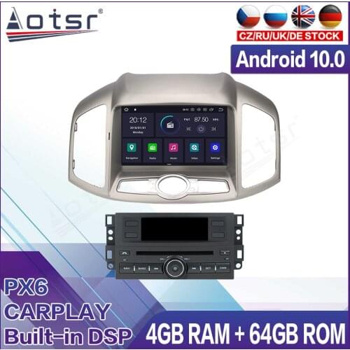 For Chevrolet Captiva Epica 2012-2015 Car Multimedia Radio Player Stereo Android10 DSP 8inch IPS Screen Audio GPS Navi head unit