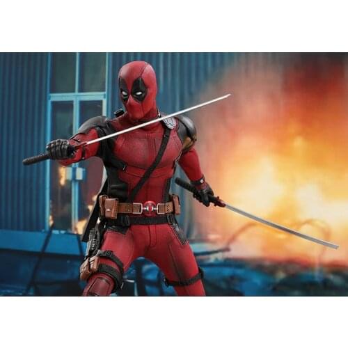 NEW In stock Deadpool 2 1/6th scale Deadpool MMS490 31cm Collectible Wade Winston Wilson full set action Figure doll Toy