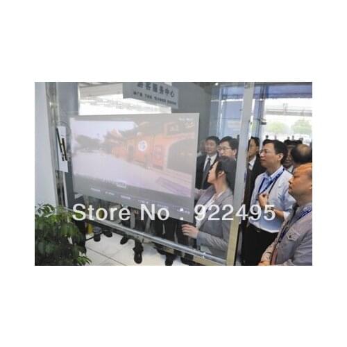 Free delivery 42" Interactive Multitouch Foil 16:9 Ratio 10 Touch Points Through Glass Quick Response Wareproof Dust-proof