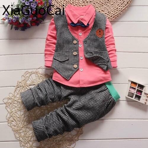 Boys Clothes Suits New Fashion Childrens Spring and Autumn Suits Kids Sets Boy Long Sleeve Two-piece Suit Toddler Fall Clothes