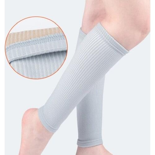 Calf Compression Sleeve Pair Warm knit Leg Guard Brace Support Fall/winter Warm Protection Calf Nylon Thickened Cold-Proof Socks