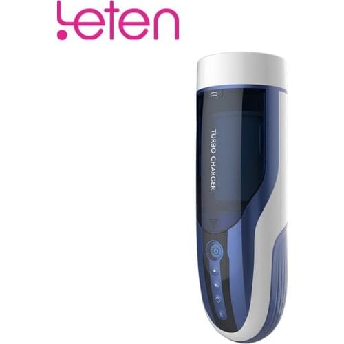 Leten Automatic Rotation Male Masturbator Piston Retractable and Rotate Voice Vibrator Sex Toys for Men Vagina Masturbation Cup