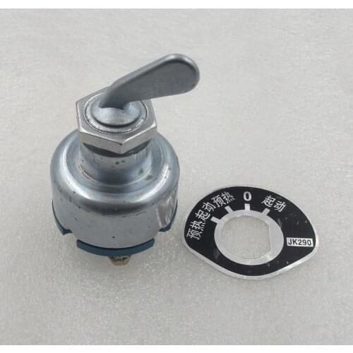 JK290 Preheating Switch Forklift Truck Farm Vehicle / Starting Ignition