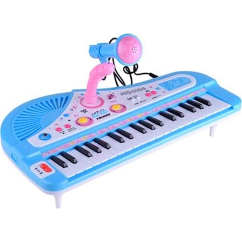Childrens adult 37-key electronic piano with microphone multifunctional music piano instrument toy