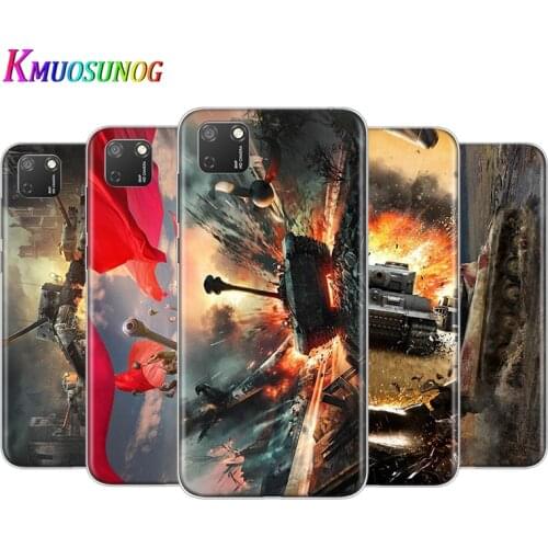 Transparent Cover World Of Tanks For Honor 9 9S 9A 9C 9X 9N 9i V9 10 10i 10X X10 Lite Pro Shockproof Phone Case