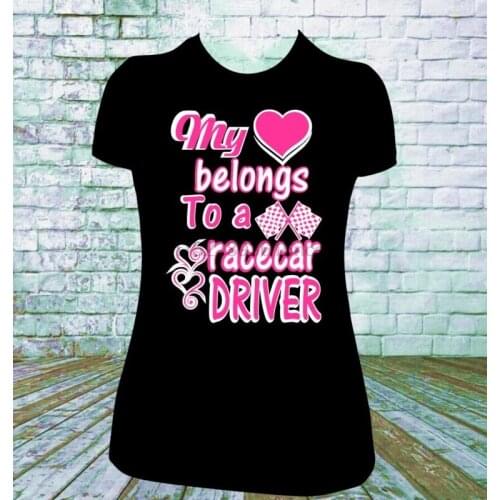 Heart Belongs to Racecar Driver Dirt Track Racing Drag Racing Sprint Car Racing