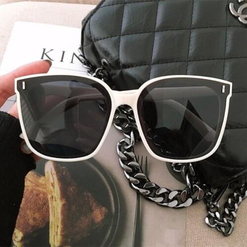 Classis Vintage Square Sunglasses Women Oversized Sunglass Women Men Retro Black Sun Glasses Shades Goggle UV400