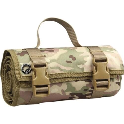 Tactical Shooting Mat Waterproof Lightweight Roll-Up Nylon Cloth Remote Shooting Hunting Outdoor Mat Non-padded