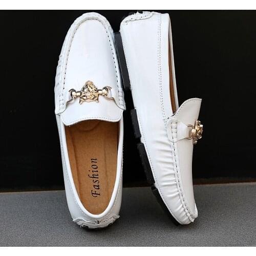 Driving shoes summer male handmade luxury shoes slip on shoe Breathable slippers mens fashion casual shoes man soft sole shoes