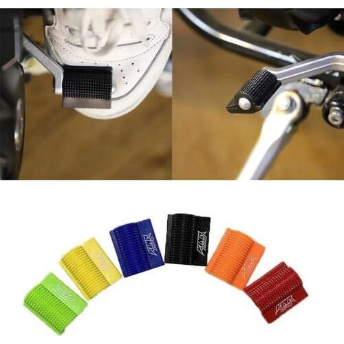 Universal Foot-Operated Left Shift Lever Foot Pad Pedal Toe Peg Cover Motorcycle Accessories Silica Gel Black/Blue/Red/Green/new