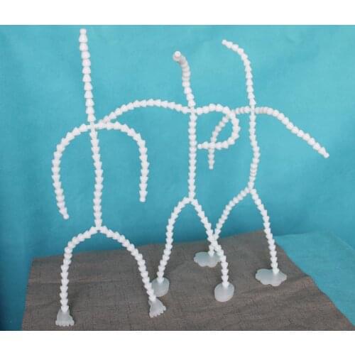 1pcs/lot Masckaszem exclusive big size 460x330mm hot sale New stand movable skeleton joint toy plush materials --style option