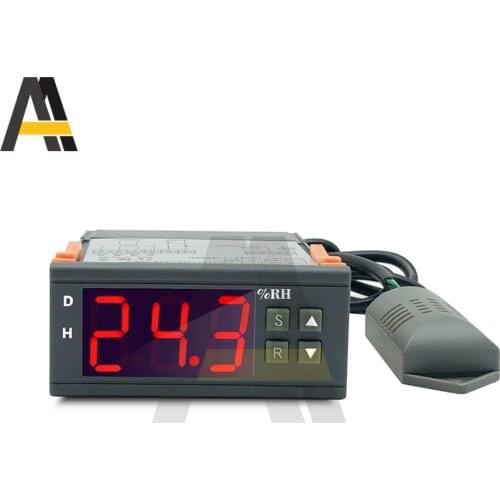 10A Digital Thermostat Hygrostat Temperature 13001 Humidity Controller AC 110V-220V Regulator Heating Cooling Control