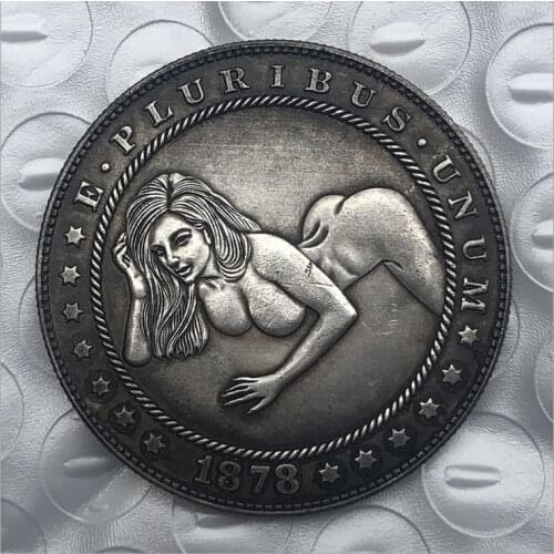 American Morgan Hobo coin sleeping woman coin lady coin gift souvenir